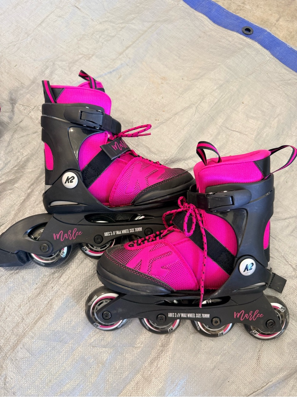 K2 Marlee Kids Inline Skates - Bright Pink